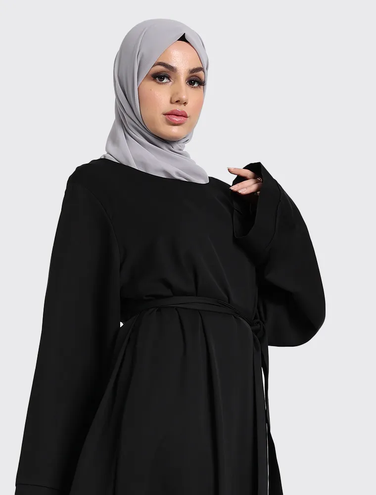 Black Plain Abaya